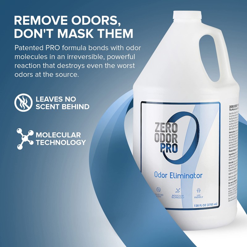 Zero Odor Pro - Commercial Strength Odor Eliminator & Neutralizer,