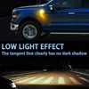 PGTOPONE Smoked Shell Clear Lens Sequential Flash Signal DRL Side