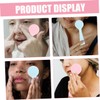 PACKOVE Cepillo Limpiador Facial De Silicona 4pcs Exfoliante Facial Cepillo