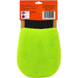 Guante de Microfibra para Secar y Pulir Automóviles 28 x 19 cm Manopla de Limpieza Ultrafina para Carrocería, Vidrios y Espejos Reutilizable, Absorbente y No Abrasiva
