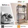 Whitmor 3 Tier Rolling Garment Rack, Heavy Duty Adjustable Metal
