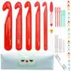 43 Pcs Large Crochet Hooks Set,12mm 15mm 18mm 20mm 25mm