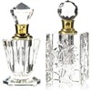 Okuna Outpost Crystal Glass Perfume Bottle Set - Refillable Perfume