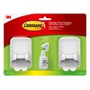 Command Spray Bottle Hangers, White, Holds up to 32 fl