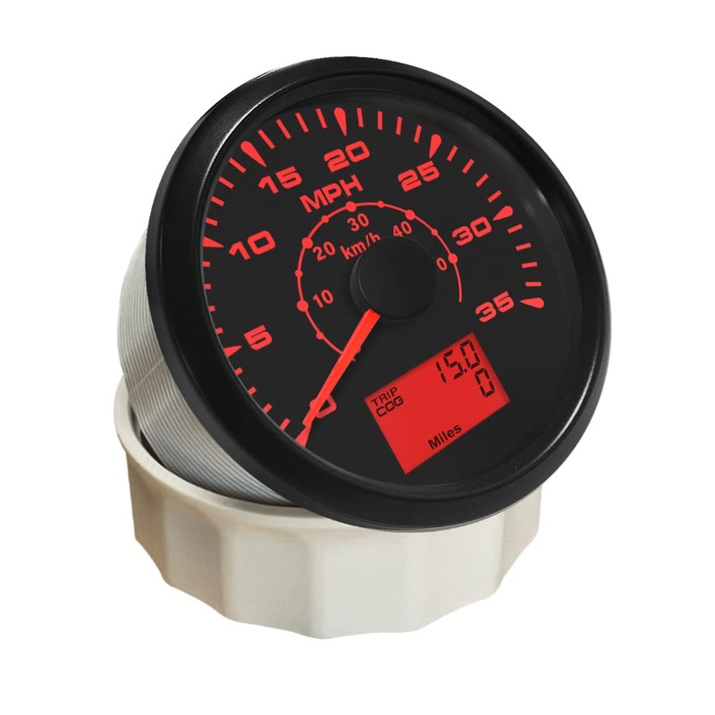 ELING ATV Car Boat GPS Speedometer Velometer 0-35MPH 0-55KM/H Odometer