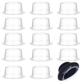 BENECREAT 24 Pcs Plastic Hat Holder, Plastic Hat Supports Display Organizer Racks Stands, Hat Inserts Cap Display Holder for Cowboy Fedora, Bucket Hats, Heads Reshaper Moldes