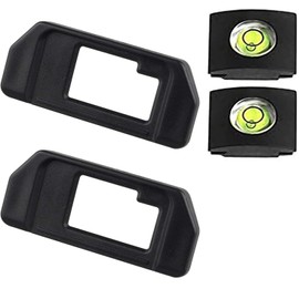 Set of 2 EP-10 Eyepiece Replacement Eyepiece for Olympus OM-D E-M5 OM-D E-M10 Applications Interchangeable Eyepiece Compatible with Hot Shoe Cover Level
