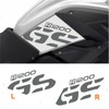 2 Stickers Compatible with Motorcycle R 1200 GS 2008-2012 White