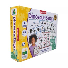 The Learning Journey New - The Learning Journey Match It! - Dinosaur Bingo - Ages 3-6 | 2-4 players
