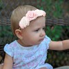 NUWAJP Baby Girl Headbands and Bows, 3 Pcs Soft Flower