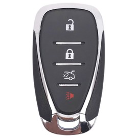 Horande Replacement Key Fob Cover Case fit for 2017 2018 2019 2020 Chevy Camaro Malibu Equinox Cruze Blazer Trax Volt Bolt Keyless Entry Key Fob Shell ( 4 Buttons)