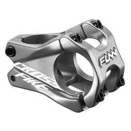 Fann Crossfire Stem, Clamp Diameter: 31.8mm, Suitable for Bicycle, Mountain Bike, Durable, Lightweight (Length: 35mm, Gray)