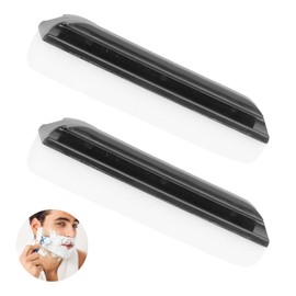 Pack of 2 Beard Cleaning Brush, Beard Sponge Reusable, The Sponge For Beard Hair, Beard Hair Sponge, Hair Beard Brush Cleaning Tool, Clean Beard Stubble Brush for Home, Travel