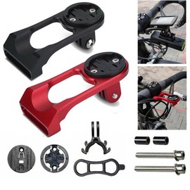 TOTMOX 3 in 1 Bicycle Computer Mount Holder Headlight Clamp Bike Handlebar Extension Bracket Adapter for Garmin Edge GPS for Gopro Hero