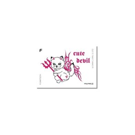 Cute Devil Tattoo Sticker / Cute Devil 타투 스티커