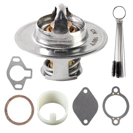 Thermostat Kit 160° Compatible with Mercruiser 1987-UP Sierra gaskets Sleeve for 4.3L 5.0L 5.7L 7.4L 8.2L Engine Replace 18-3647 13101 807252Q5