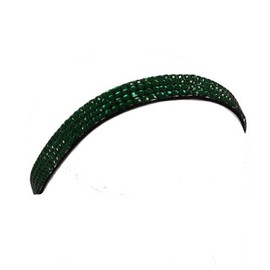 V G S Eternity Fashions Green Square Rhinestones Stretch Headband for Women Casual (Hair 328a 34)