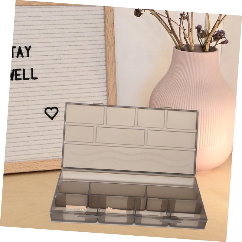 WOONEKY 1pc Hair Storage Box Comb Clip Container Styling Tool