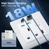 BSEED Single Socket 13A with USB A and USB C