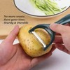 2 Pack Fruit Peelers Vegetable Peelers With Durable Non-Slip Handle