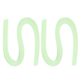 PATIKIL 240pcs Quilling Strips Paper 3/8"(10mm) 21"(54cm) Origami Paper Quilling Strip for Art DIY Hand Craft Christmas, Light Green