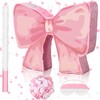 Feifeiya Coquette Pink Bow Piñata Pink Girls Party Piñata Bundle