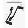 Amazicha Heel Toe Shift Pegs Shifter Lever Peg Stainless Steel
