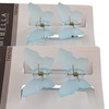 Mibella Beauty & Co Trend Schmetterling Haarklammern, 4 Stück, Hellblau,