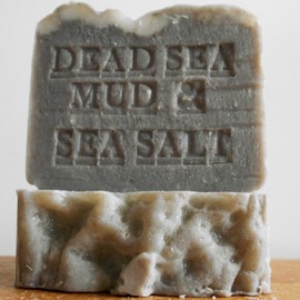 Dead Sea Mud Soap with Shea Butter and Dead Sea Salt (Exfoliate)