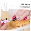 FRCOLOR 5pcs Nail Art Brushes Dual-use Liner Dotting Pen Material