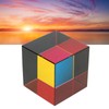 Color Cube Optical 6 Sides Cube Optical Cube Prism for