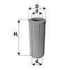Luftfiltereinsätze WA201400 kompatibel mit P77-2580, 1903669, C17337, AF25352, 1106326, P78-1517