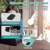 Desk Clip Lamp Holder, Clip on Light with Metal Clip