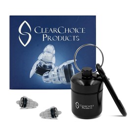 High Fidelity Concert Ear Plugs, Silicone Hearing Protection and Noise Sensitivity, Plugs for Concerts and Raves Party (Medium (21 db))