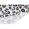 styleBREAKER 01020045 Women's Cotton Muslin Triangle Scarf with Leopard Pattern,
