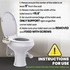 Terapaton RV Bidet for Camper Toilet, Non-Electric Toilet Sprayer Attachment