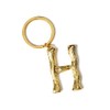 ARFUKA Keyring with Letter H Stainless Steel Car Key Fob