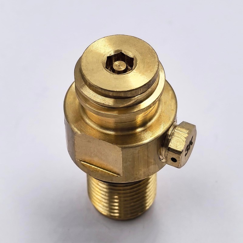 Aopkeo Soda Water CO2 Cylinder Valve M18x1.5 Bottle Replaceable Adapter