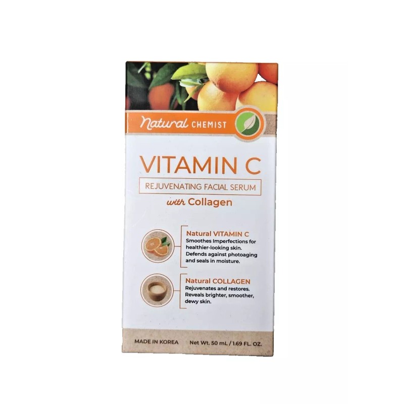 Natural Chemist Vitamin C Rejuvenating Facial Serum W/Collagen 1.69 fl