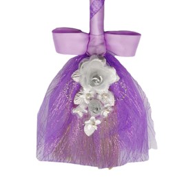 Wedding Ceremony Lavender and Silver Jumping The Broom 34 inch