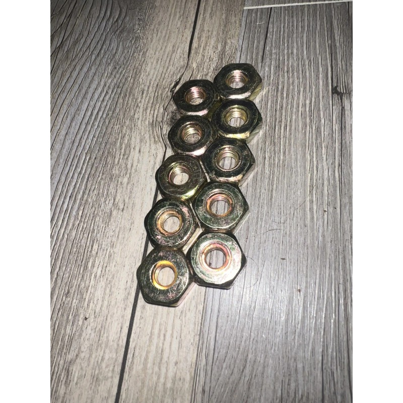 STIHL LOT OF 10 NEW STIHL BAR STUD NUTS 0000-955-0801