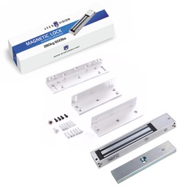 Ares Vision Mag Lock 280KG / 600 LBS of Magnetic Holdings Force Electromagnetic Commercial Lock 12V, LED indicator when closed NO/NC Options,For Out & In Swinging Single Door Bundled with L&Z Brackets