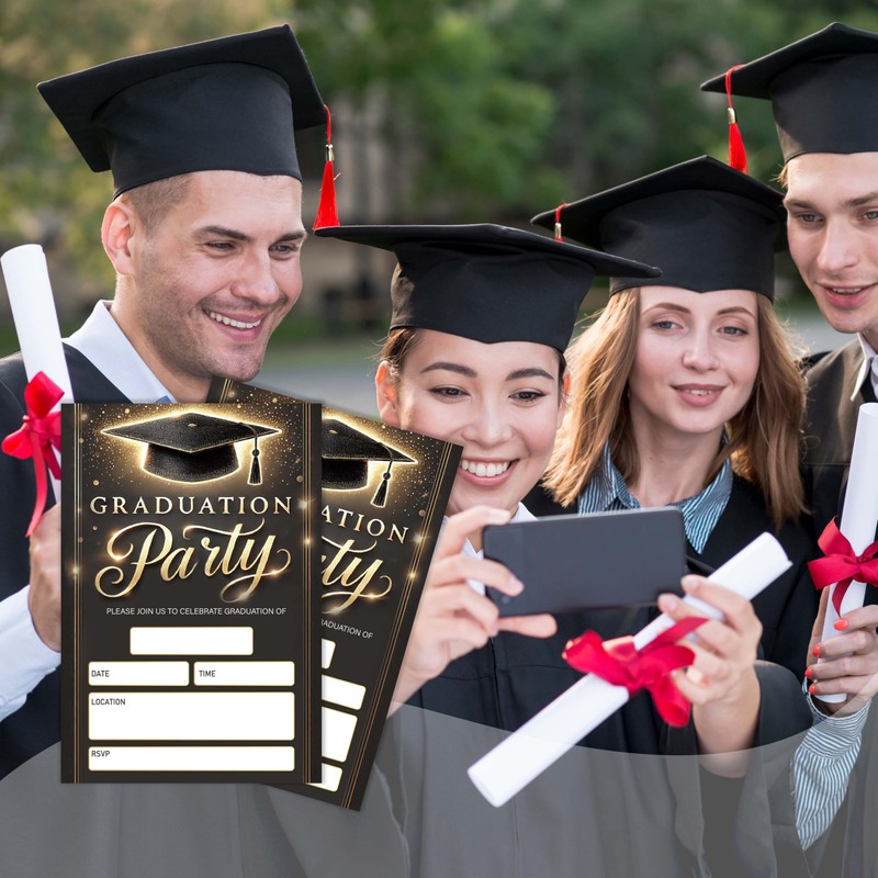 ANYEMW 4x6 Graduation Invitations 2026, Graduation Decorations Class Of 2026,