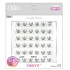 Ollio No Glue Eyelash #Clear [Single PACK Plus] (Short/Wide) (48pcs/36pcs)