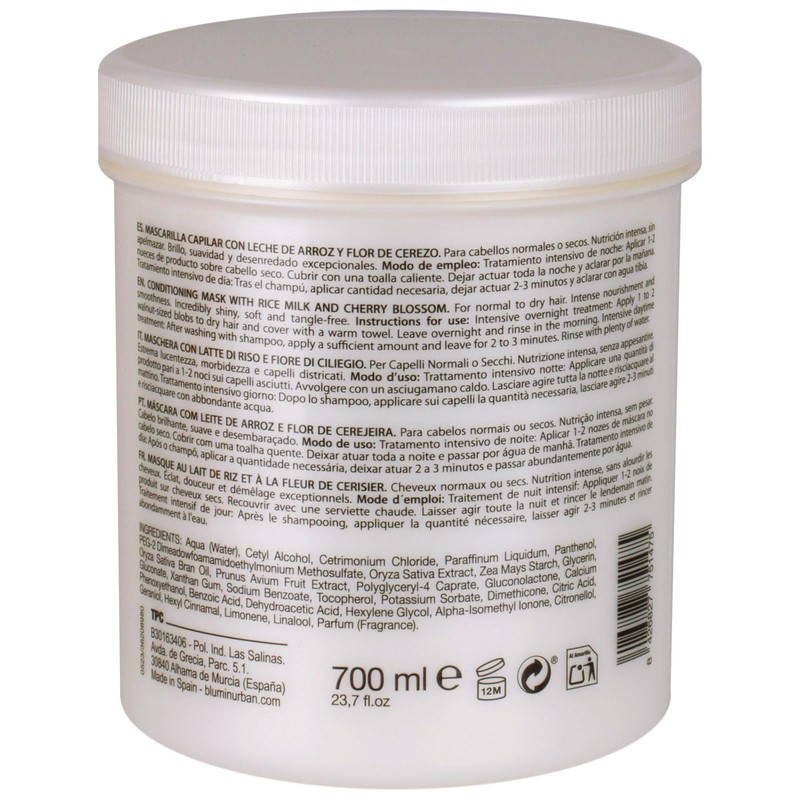 Blumin Rice Milk and Cherry Blossom Hair Mask 700ml