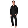 CityComfort Men's Long Pyjamas with Button Placket Lounge Set M