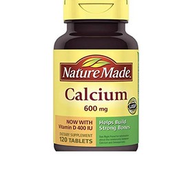 Nature Made Calcium 600 mg with Vitamin D - 120 Tablets by Nature Made