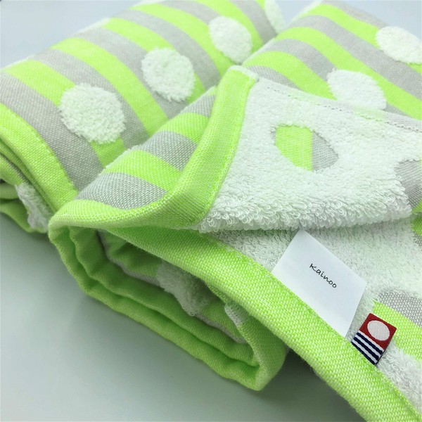 kainoo Imabari Towel, Face Towel, Set of 2, Dot Border