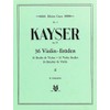 36 Etudes de Violin: op. 20. violin.