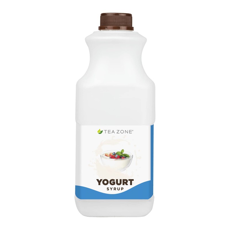 Tea Zone J1096 64 fl. oz Yogurt Syrup for Tea,